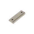 40 x 13.5 x 5mm thick Neodymium Channel Magnet w/ 2x 3.3mm c/sunk holes - 17kg Pull