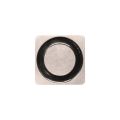 63.5 x 63.5 x 38.1mm thick Electromagnet with 6mm Mounting Hole - 204kg Pull (12V DC / 8W)
