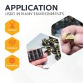 Adhesive 15mm dia x 1mm N42 Neodymium Magnet - 1.1kg Pull