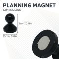 Medium Acrylic Push Pin Magnet (15mm dia x 21mm tall)