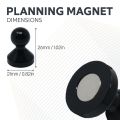 Large Acrylic Push Pin Magnet (21mm dia x 26mm tall)