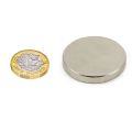 35mm dia x 5mm thick N42 Neodymium Magnet - 13.6kg Pull