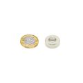 19.1 mm dia x 6.4mm thick N42 Neodymium Magnet with 9.5mm hole - 8.1kg Pull