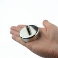 60mm dia x 28mm tall x M8 thread N42 Neodymium Pot Magnet - 139kg Pull