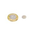 10mm dia x 0.4mm thick N42 Neodymium Magnet - 0.15kg Pull