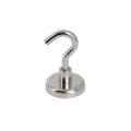 32mm dia Ferrite Clamping Magnet with M6 Hook or Eyebolt - 5.8kg Pull