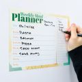 MagFlex® A4 Abstract Weekly Meal Planner Fridge Magnet - Flexible Magnetic Sheet