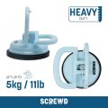 SCREWD 55mm diameter Suction Cup Lifter - 5kg Pull