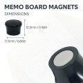 Small Coloured High Power 'Memo' Board Magnets - Office & Fridge (17.5mm dia x 12.3mm tall)