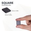 19 x 19 x 5mm thick Y10 Ferrite Magnets - 0.43kg Pull