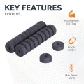 12mm O.D. x 2mm I.D. x 6mm thick Y10 Ferrite Magnets - 0.1kg Pull