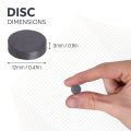 12mm dia x 3mm thick Y30 Ferrite Magnet - 0.1kg Pull