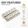 20mm dia x 10mm thick N42 Neodymium Magnet - 11.5kg Pull