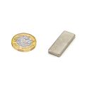 25 x 10 x 3mm thick N42 Neodymium Magnet - 4.3kg Pull