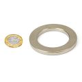 60mm O.D. x 40mm I.D. x 5mm thick N42 Neodymium Magnet - 35kg Pull