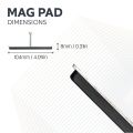 104 x 53 x 8mm thick Rubber Coated Mag Pad - 8kg Pull