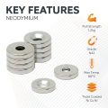 10mm dia x 2mm thick x 3mm c/sink Neodymium Magnet - 1.2kg Pull