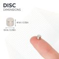 5mm dia x 4mm thick N35 Neodymium Magnet - 0.66kg Pull