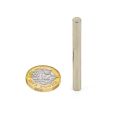 5mm dia x 50mm thick Diametrically Magnetised N52 Neodymium Rod Magnet - 6.9kg Pull