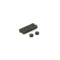 6mm dia x 3mm thick Y10 Ferrite Magnets - 0.063kg Pull