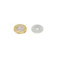 (Seconds) 20mm dia x 1.2mm thick x 4mm Plain hole Steel Disc