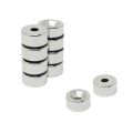 15mm dia x 7.5mm thick x 4.2mm c/sink Neodymium Magnet - 5.7kg Pull