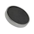 50mm dia x 10mm thick Ferrite Pot Magnet with M5 Internal Thread - 23kg Pull