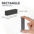70 x 20 x 15mm thick Y30BH Ferrite Magnet - 4.6kg Pull