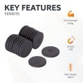 30mm dia x 3mm thick Y10 Ferrite Magnet - 0.2kg Pull