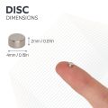 4mm dia x 2mm thick N35 Neodymium Magnet - 0.38kg Pull