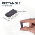 25 x 10 x 5.1mm thick Y10 Ferrite Magnets - 0.52kg Pull