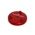 76mm dia x 12.5mm thick Ferrite Limpet Pot Magnet c/w M6 threaded hole - 33kg Pull