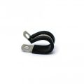 31mm dia x 6mm high Rubber Coated Cable Holding Magnet With 16mm Rubber Clamp - 5.7kg Pull