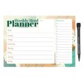 MagFlex® A4 Abstract Weekly Meal Planner Fridge Magnet - Flexible Magnetic Sheet