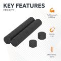 15mm dia x 10mm thick Y10 Ferrite Magnets - 0.3kg Pull
