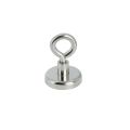 32mm dia Ferrite Clamping Magnet with M6 Hook or Eyebolt - 5.8kg Pull