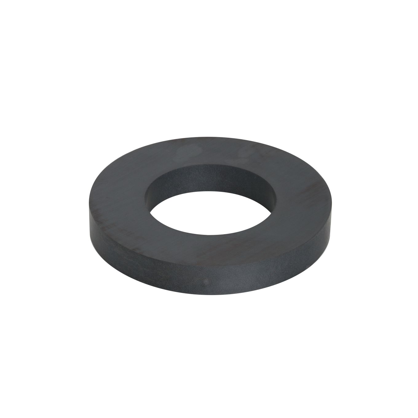 72mm O.D x 39mm I.D x 10mm thick Y30BH Ferrite Ring Magnet - 5.5kg Pull