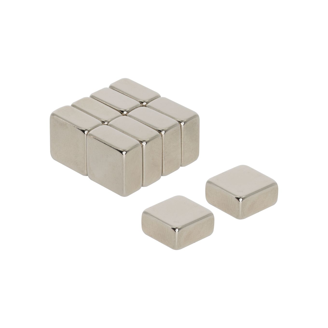 10 x 10 x 5mm thick N42 Neodymium Magnet - 3.5kg Pull