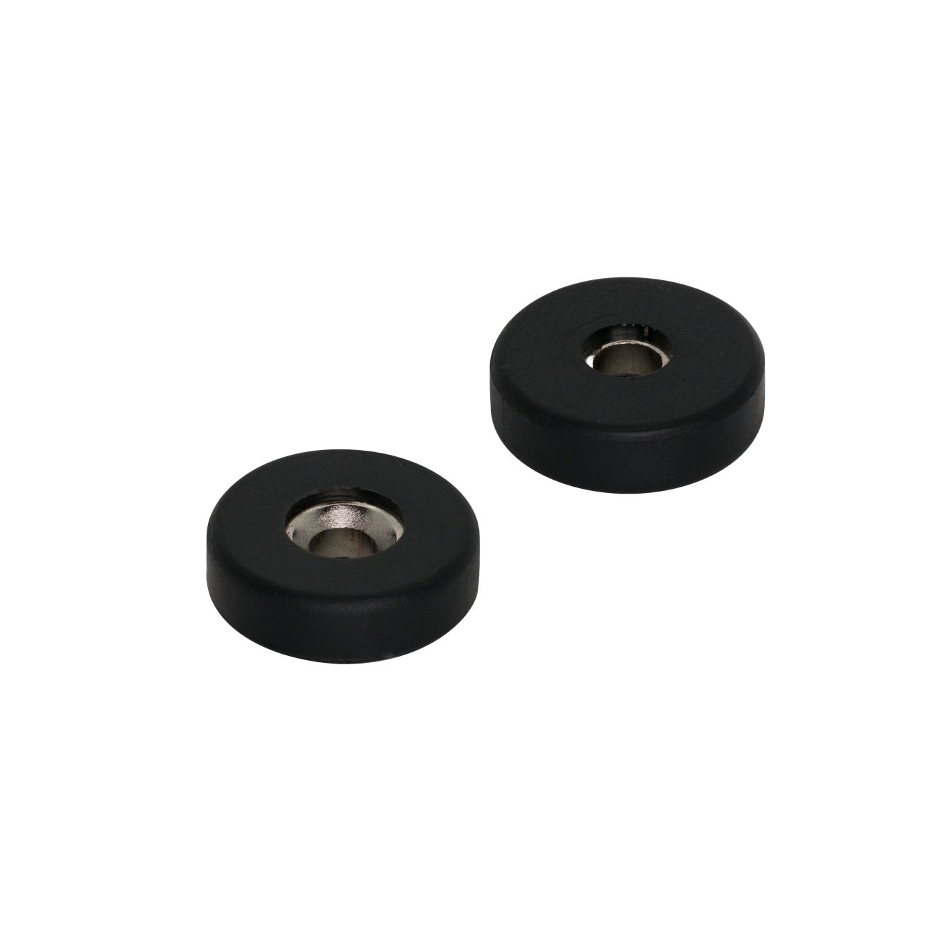 16.6mm dia x 5.1mm thick x 4.2mm c/sink Rubber Coated N42 Neodymium Magnet - 1.9kg Pull