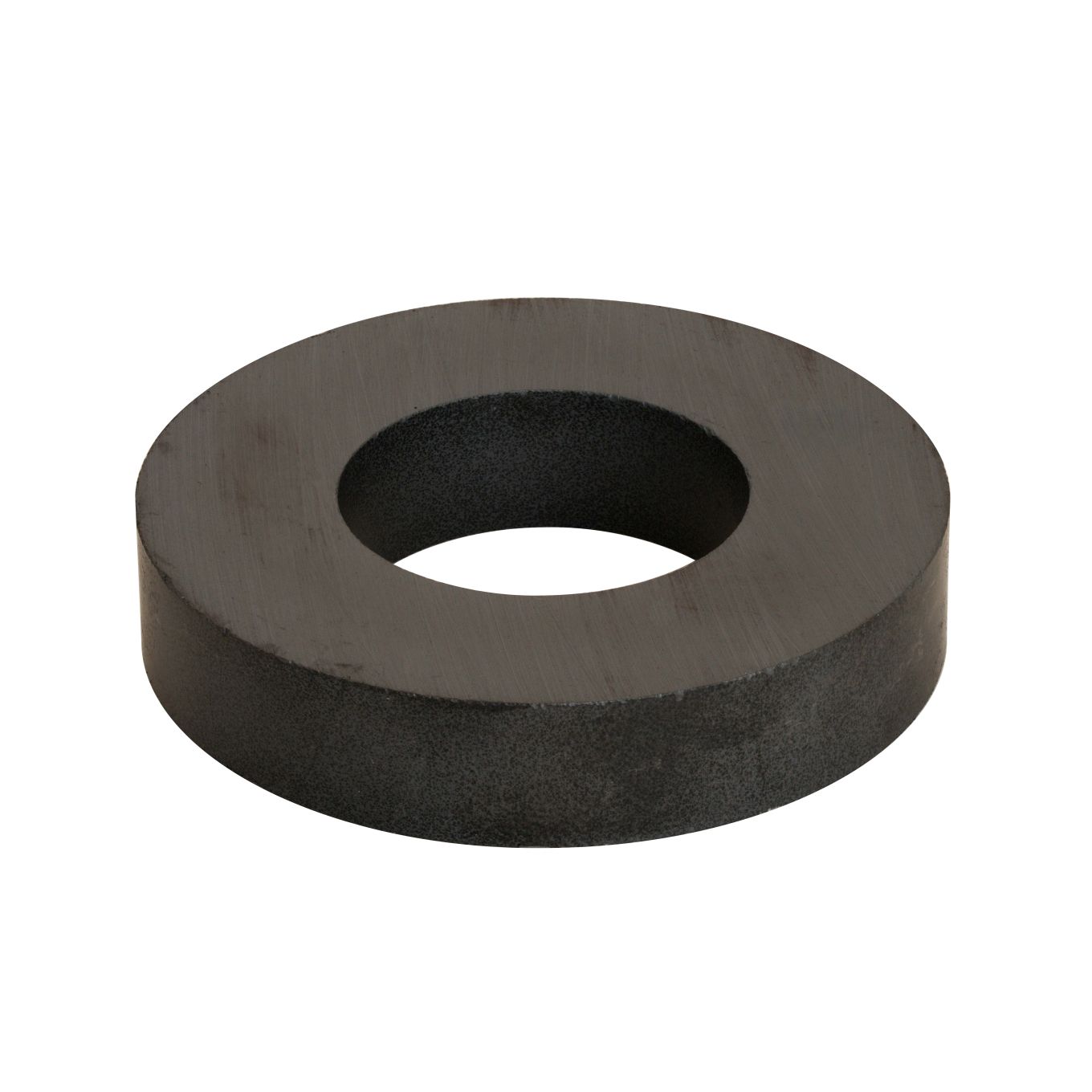 50mm O.D x 25mm I.D x 10mm thick Y30BH Ferrite Ring Magnet - 4kg Pull
