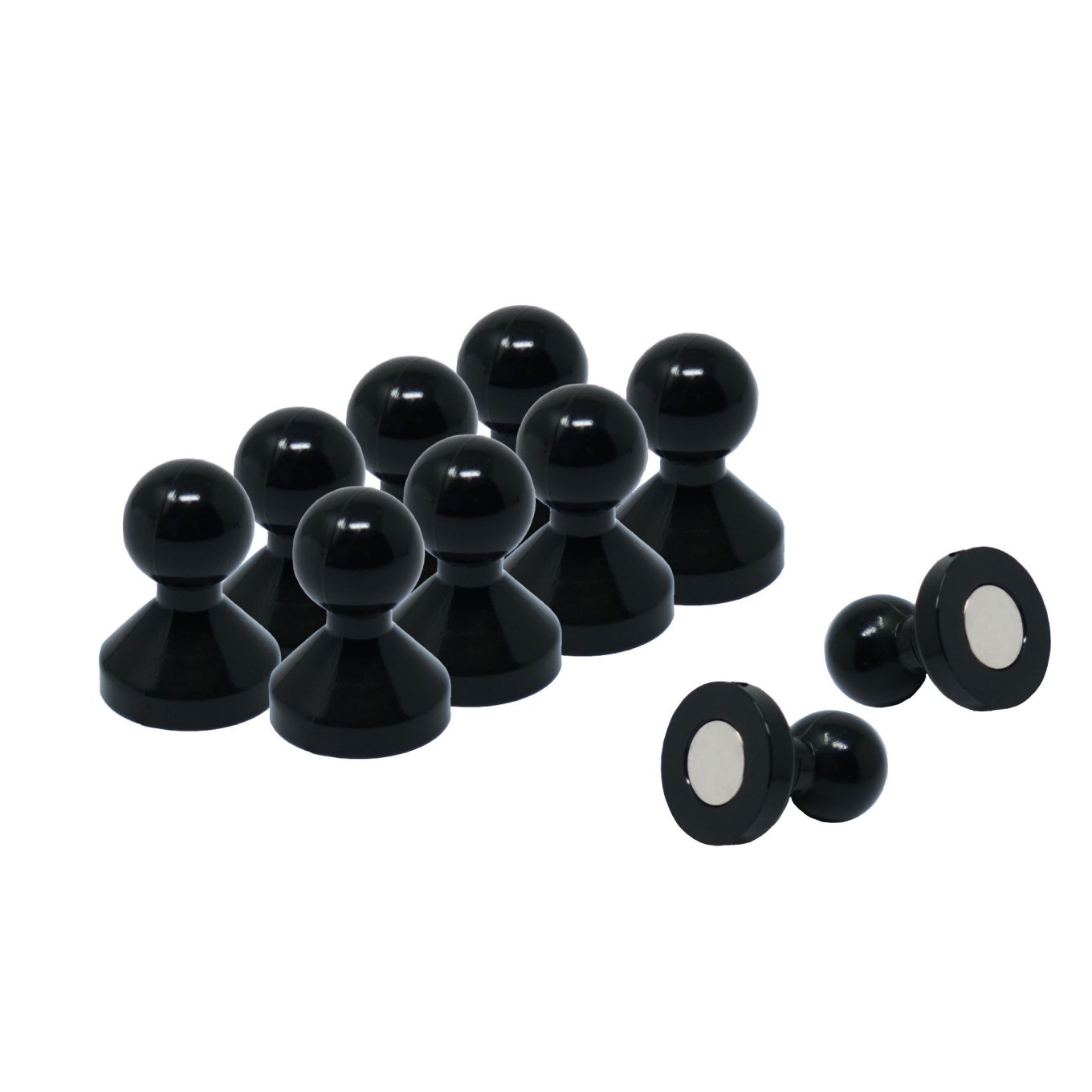 Large Acrylic Push Pin Magnet (21mm dia x 26mm tall)