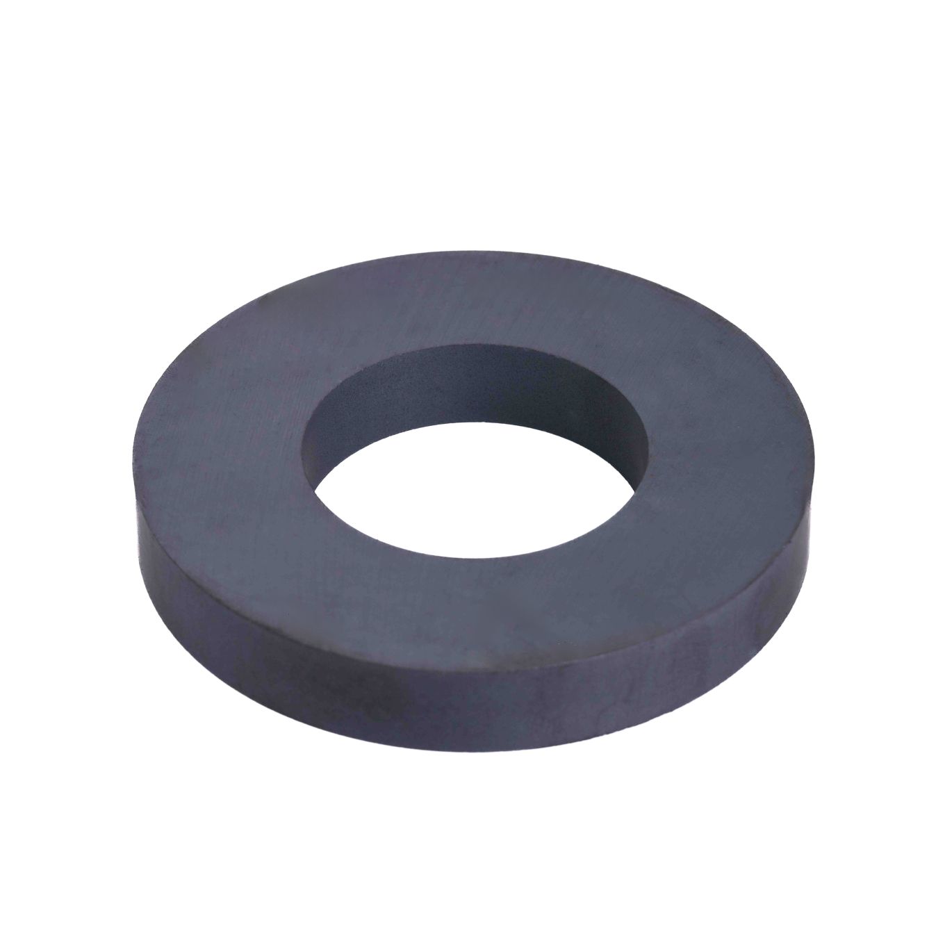 102mm O.D x 51mm I.D x 15mm thick Y30BH Ferrite Ring Magnet - 9kg Pull