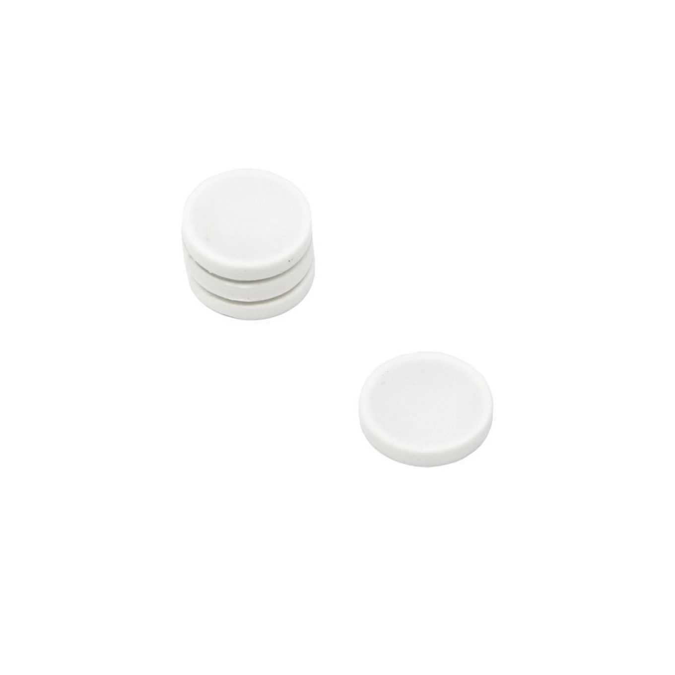 21mm dia x 3.5mm thick PTFE Coated N42 Neodymium Magnet - 1kg Pull