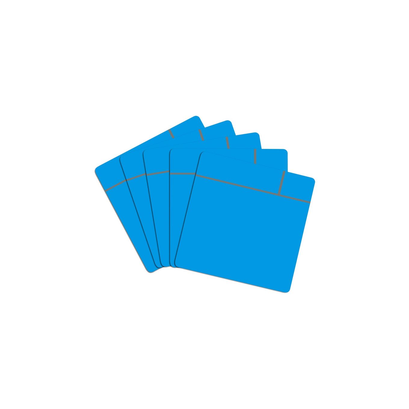 MagFlex® 75 x 75 x 0.85mm Scrumboard Magnet - Gloss Dry-Wipe Surface