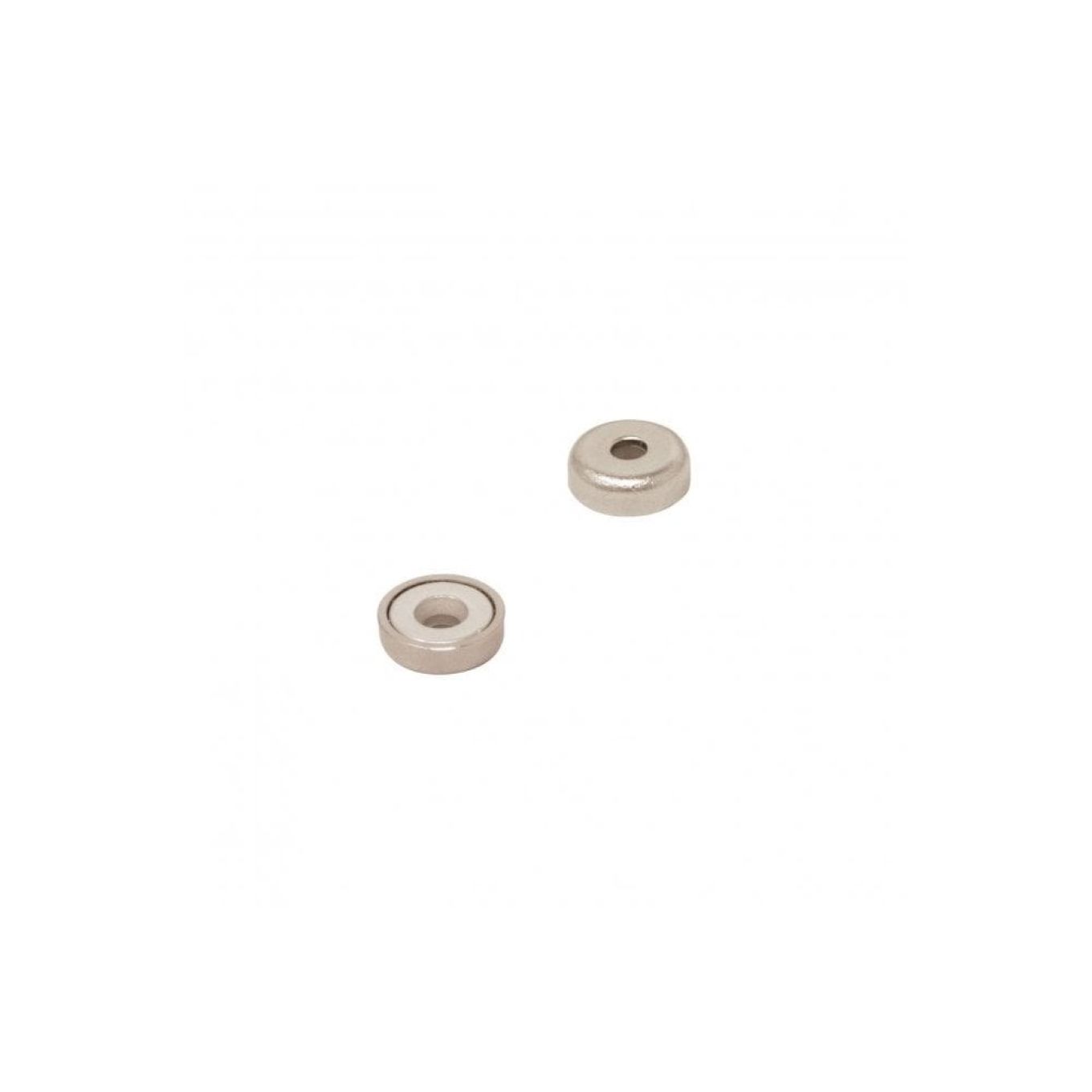 12mm dia x 4.5mm thick x 3mm c/sink N42 Neodymium Pot Magnet - 3.9kg Pull