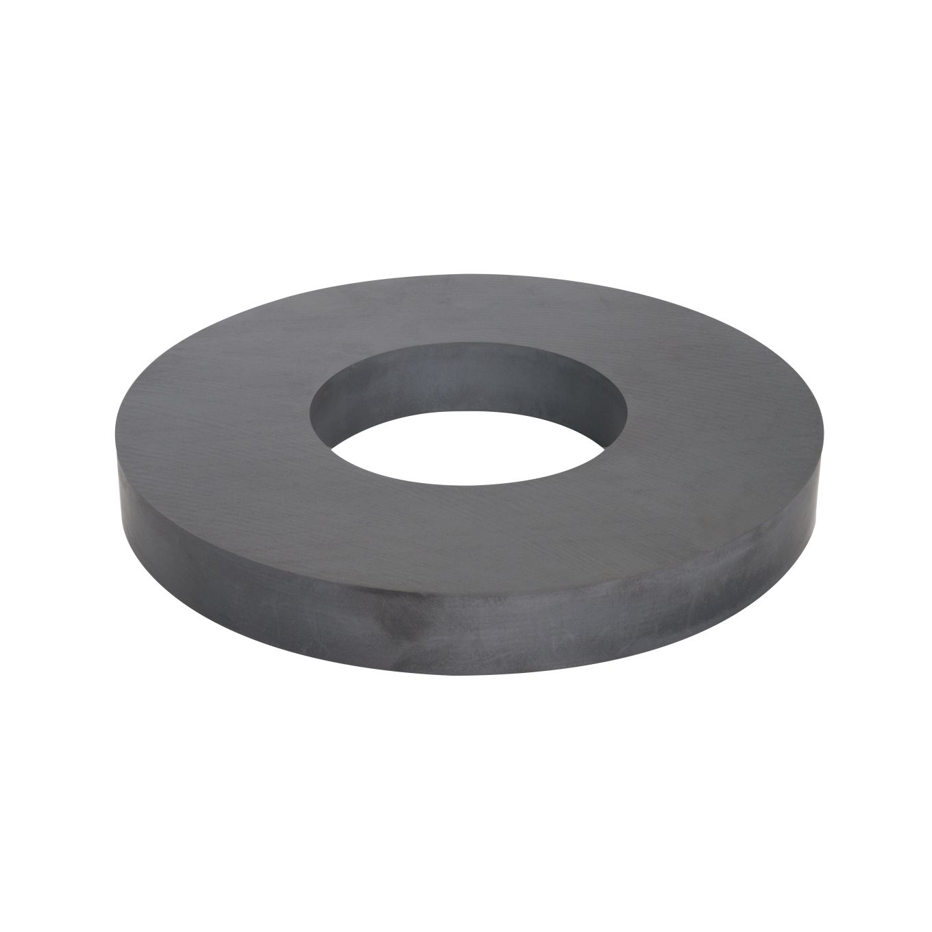 190mm O.D x 85mm I.D x 23mm thick Y30BH Ferrite Ring Magnet 16kg Pull