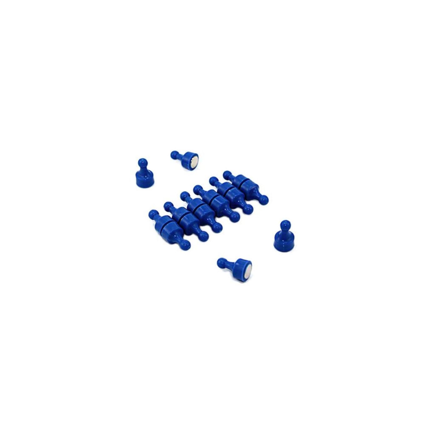 Black Skittle Magnet - Office & Fridge (12mm dia x 21mm tall) (Pack of 12) - Licensed Material