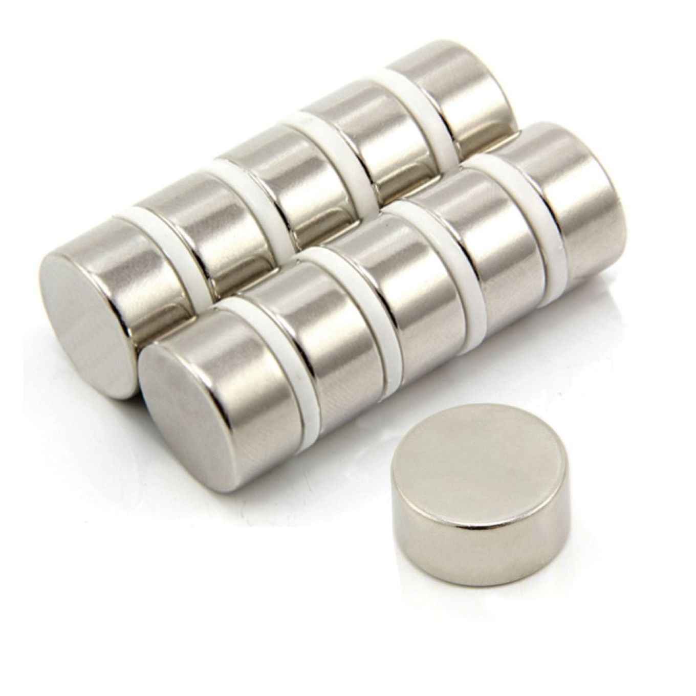 Magneet pion Neodymium zilver 12x16mm 4 stuks kopen? Huisnummers