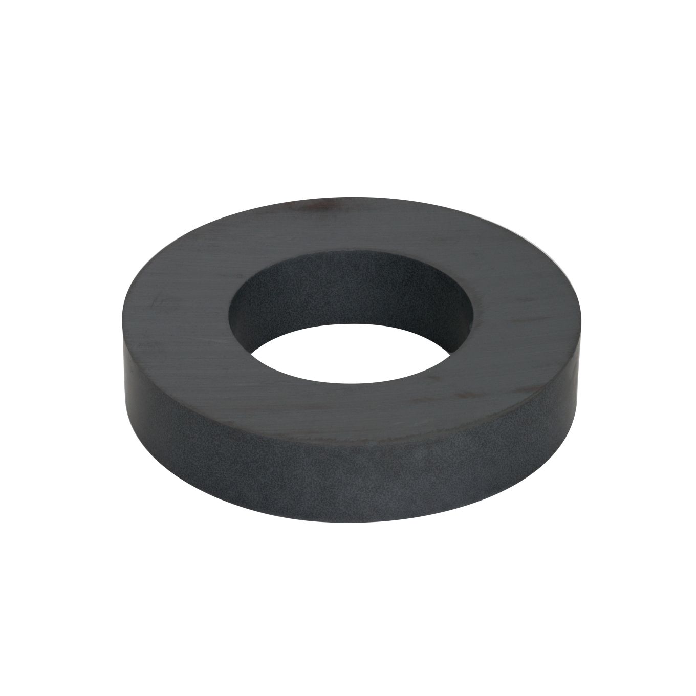 74mm O.D x 40mm I.D x 15mm thick Y30BH Ferrite Ring Magnet - 7kg Pull