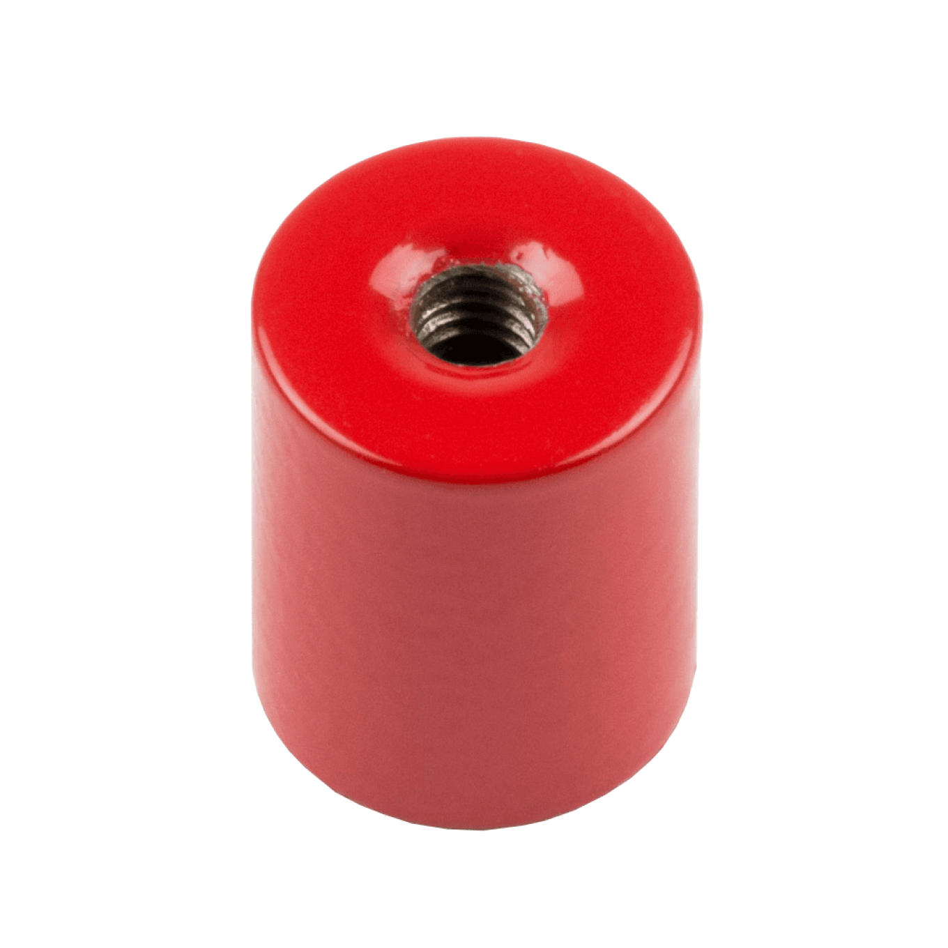 12.7mm dia x 16mm thick Alnico 5 Deep Pot Magnet c/w M3 threaded hole - 1.5kg Pull